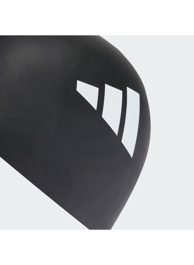 Adidas Adults 3-Stripes Swim Cap - Image 4